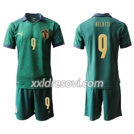 Italija Andrea Belotti 9 Treći Dječji Komplet Dresovi za Nogomet Euro 2020 (+ kratke hlače)